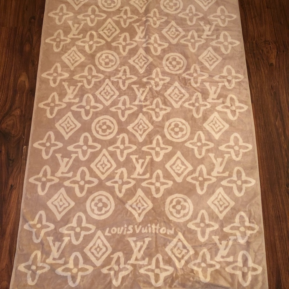Louie Vuitton beach towel